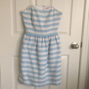 LILLY PULITZER BLUE STRIPE DRESS